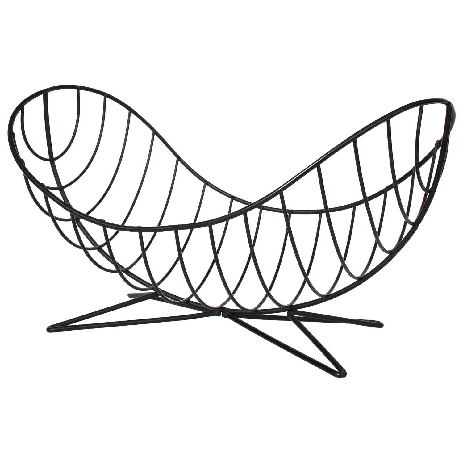 FerrisShacknove Twin Scoop Wire Fruit Basket at 1stDibs