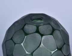 Ferro Battolo Dark Green Decorative Perfume Bottle - Medium