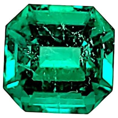 Ferrucci 7,56 carats certifié GRS vert intense, très propre minéral