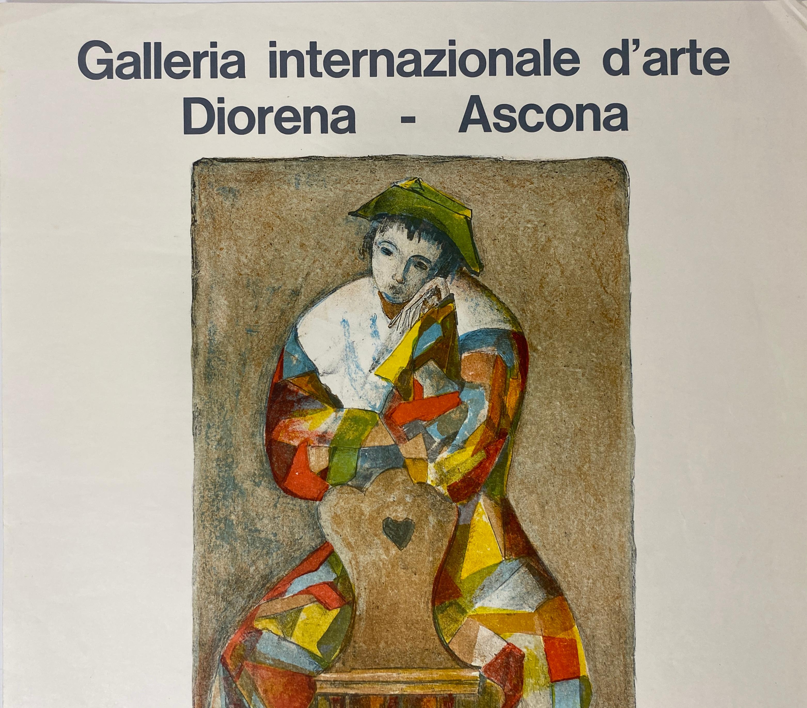 Ferruccio Garopesani Cartel original de exposición de arte en Bueno estado para la venta en Miami, FL