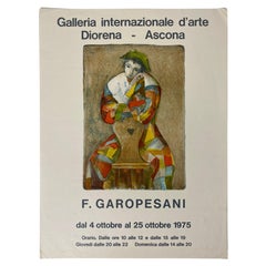 Ferruccio Garopesani Original Art Exhibition Poster