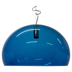 Ferruccio Laviani FL/Y Blaue Pendelleuchte für Kartell