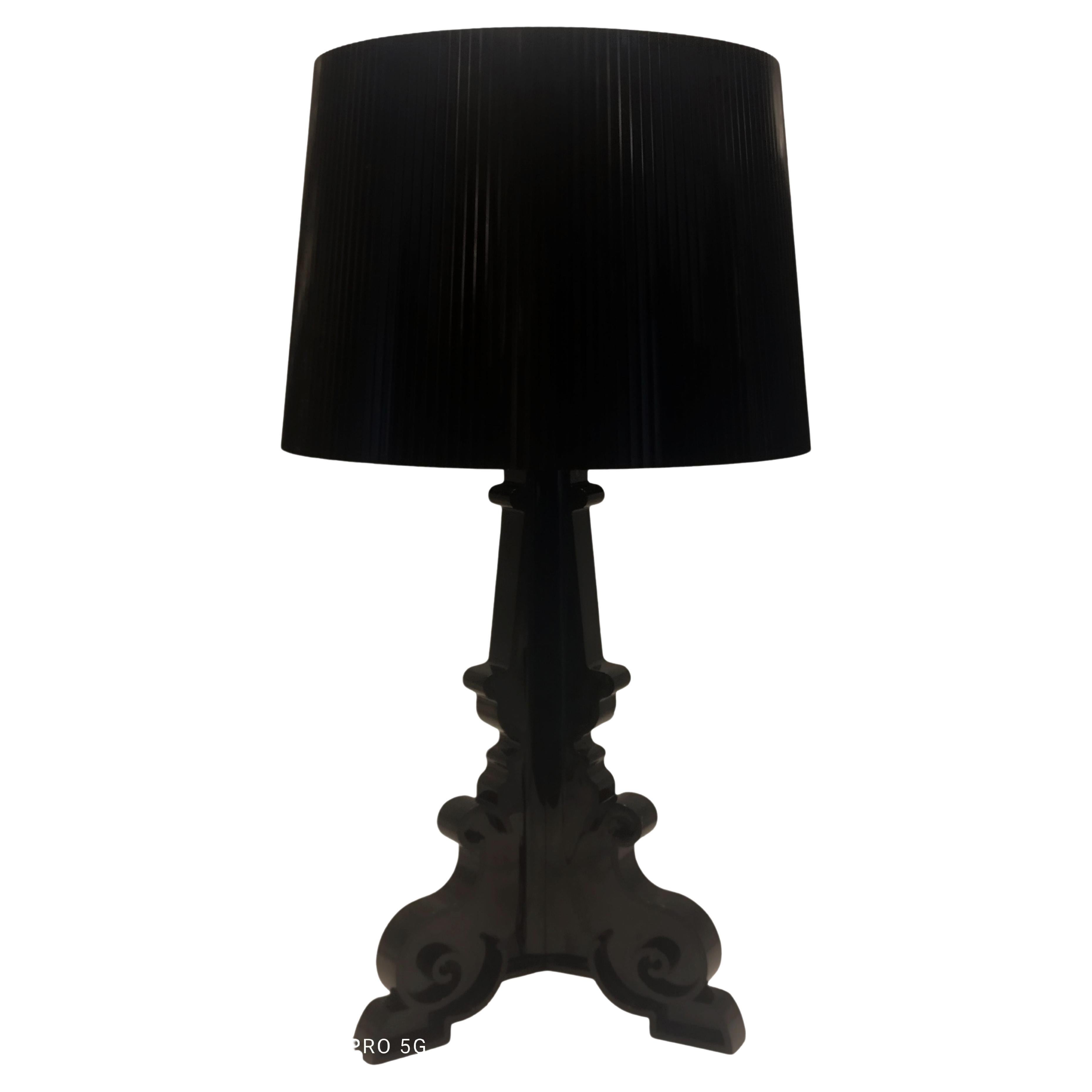 Lampe de table « Bourgie » noire Ferruccio Laviani pour Kartell, Italie 2015