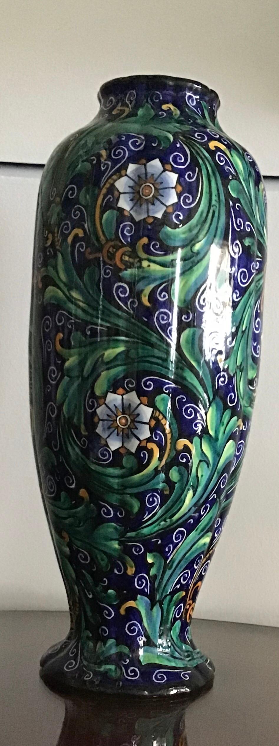 Other Ferruccio Mengaroni Vase Ceramic 1940 Italy For Sale