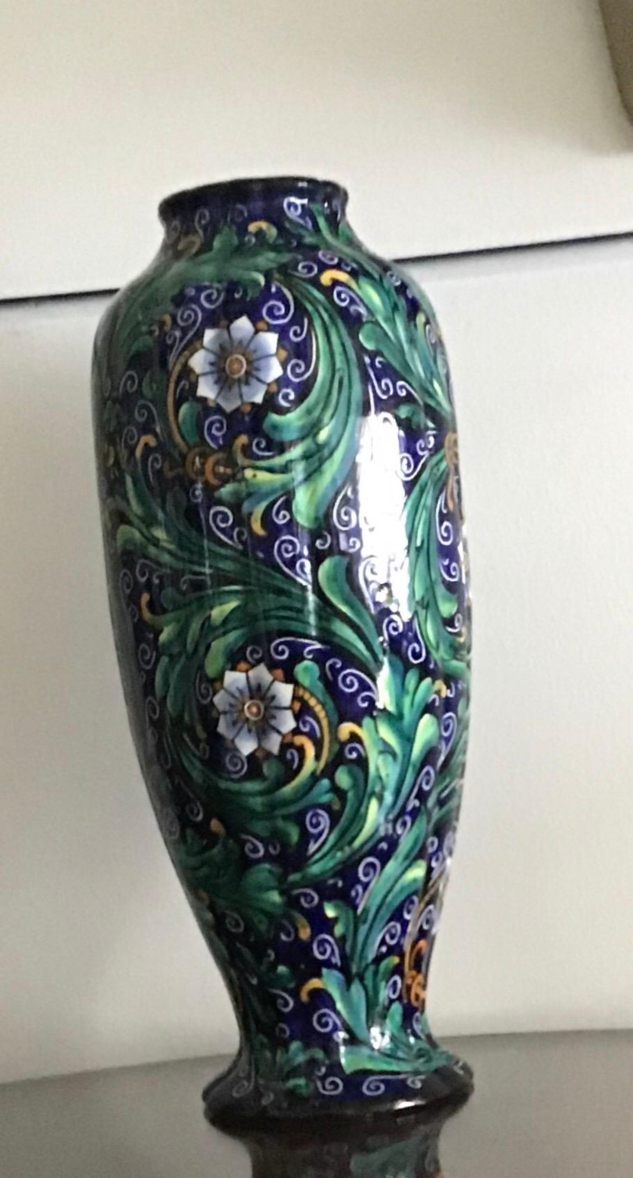 Ferruccio Mengaroni Vase Keramik 1940 Italien (Mitte des 20. Jahrhunderts) im Angebot