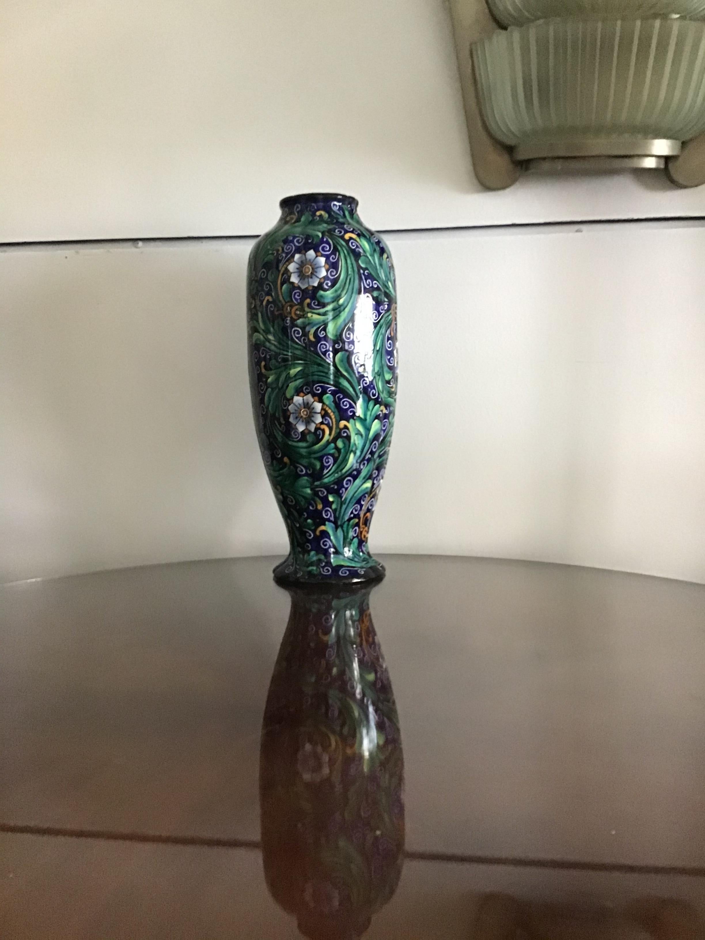 Ferruccio Mengaroni Vase Ceramic 1940 Italy For Sale 1