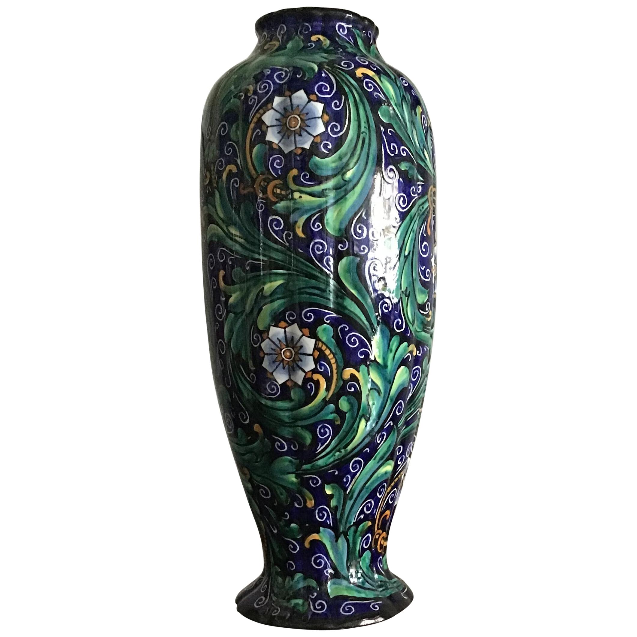Ferruccio Mengaroni Vase Ceramic 1940 Italy For Sale