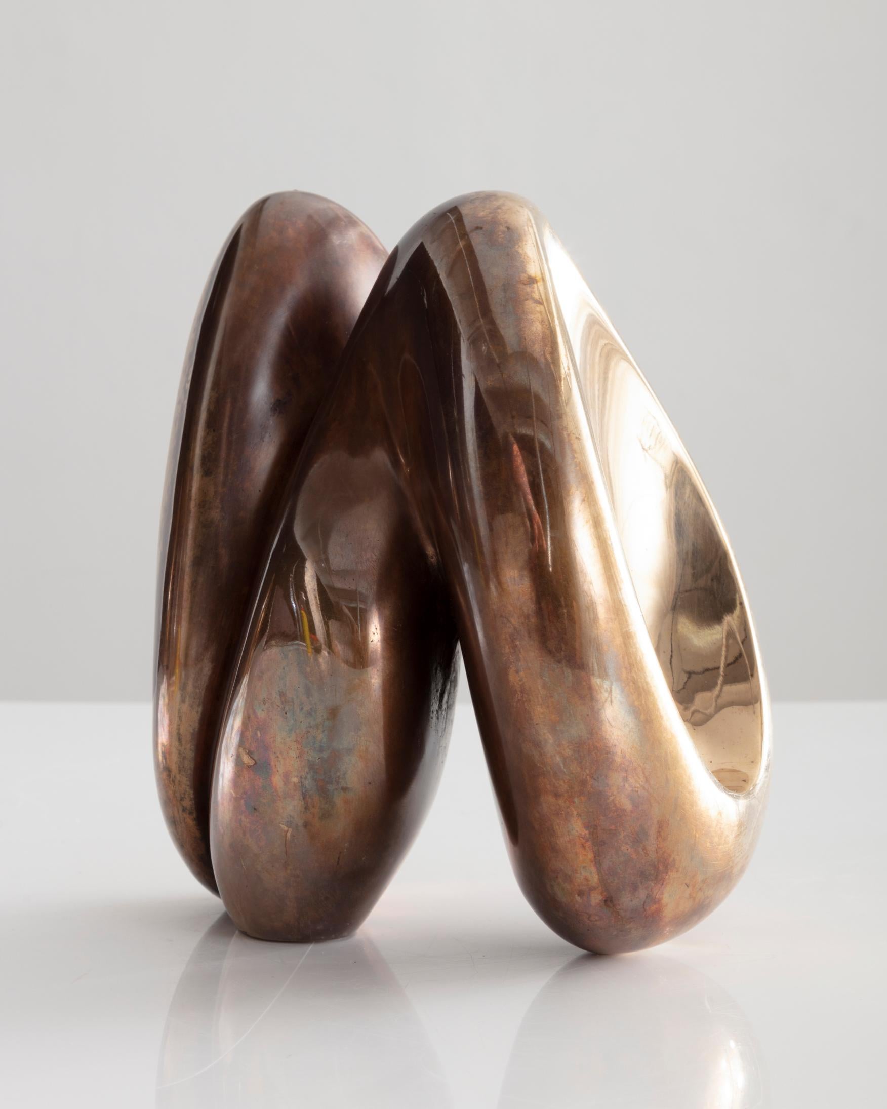 American Fertility Form Double Candleholder in Bronze by Rogan Gregory, 2018