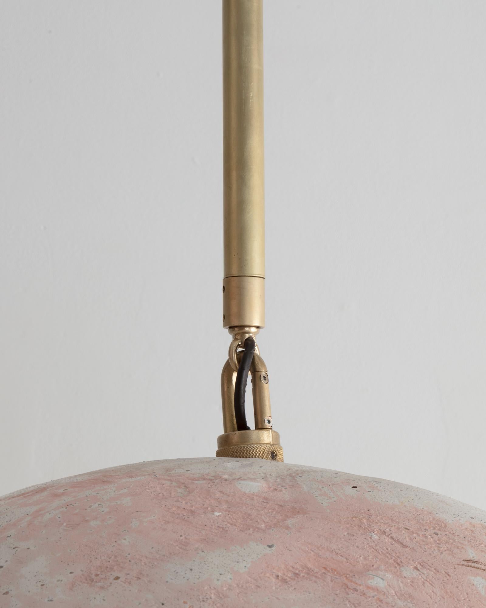 Lampe à suspension « Fertilité Forme » en terrazzo de Rogan Gregory, 2018 1
