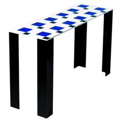 Festa Mobile Coco Console Table in Powder-Coated Aluminum by altreforme