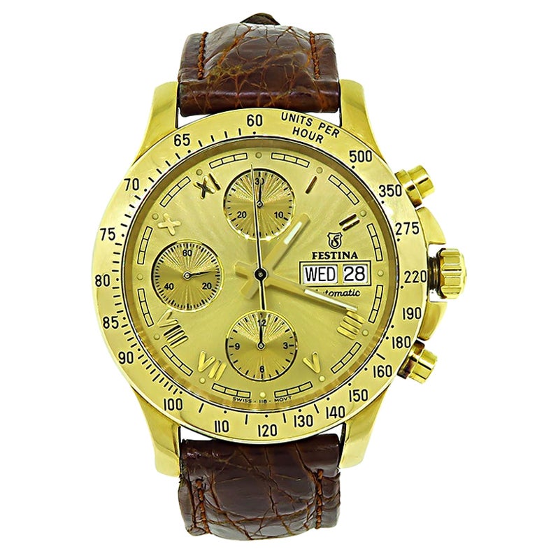 Reloj automático Festina de oro en venta