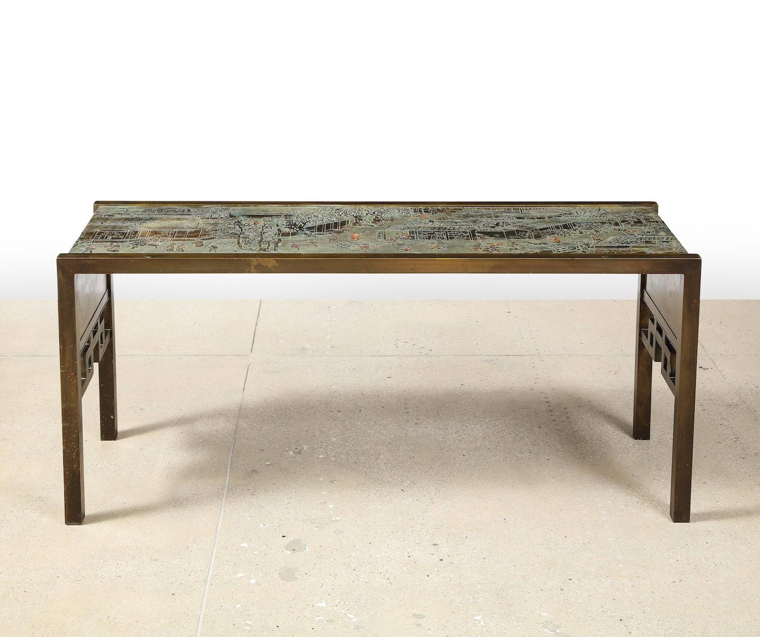 Philip and Kelvin LaVerne Table In Good Condition For Sale In New York, NY
