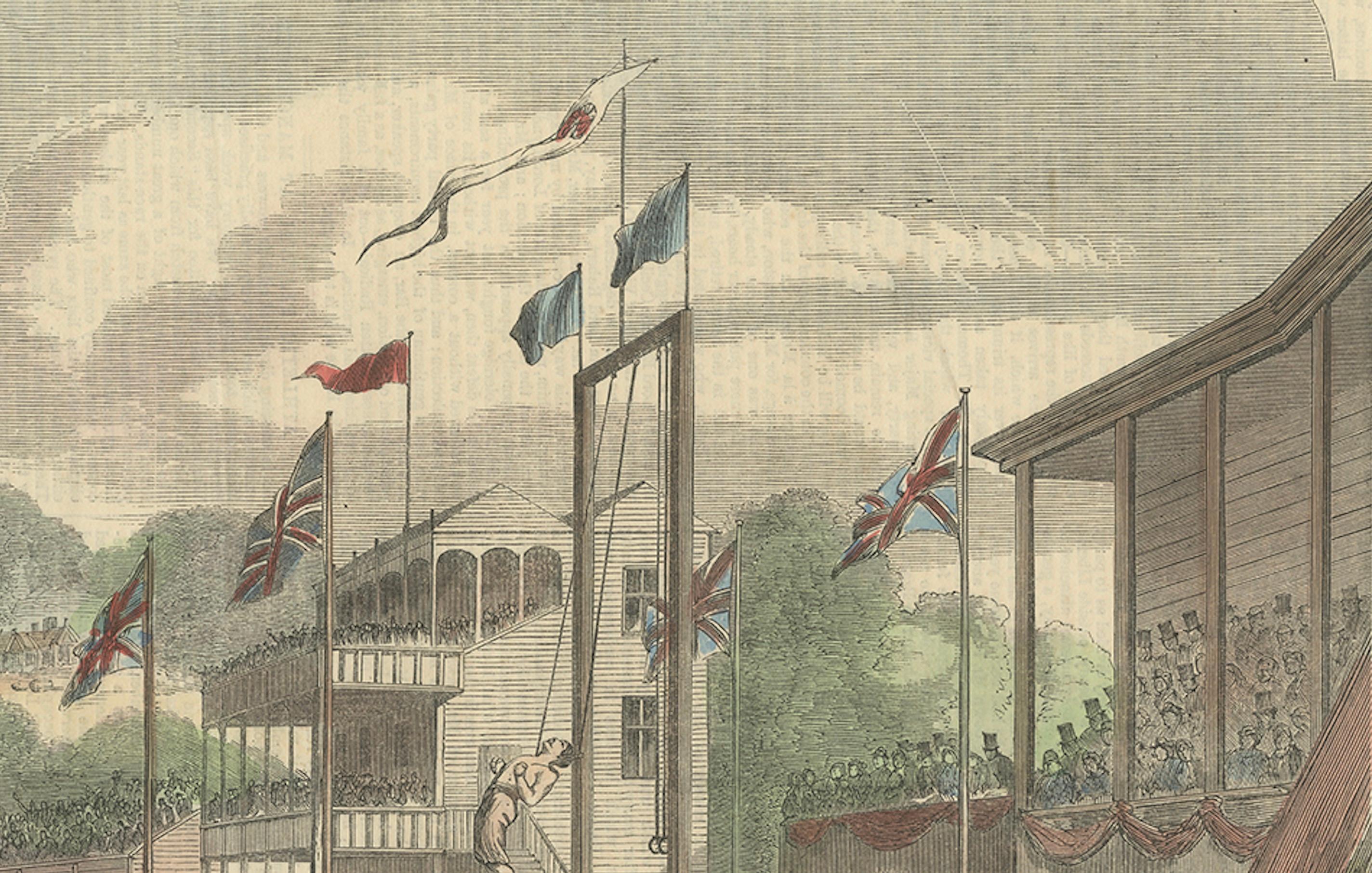 Paper Festive Athletics: The Annual Manchester Athletic Festival, The Racecourse, 1877 For Sale