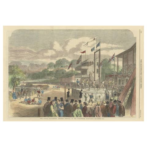 Festive Athletics: The Annual Manchester Athletic Festival, The Racecourse, 1877