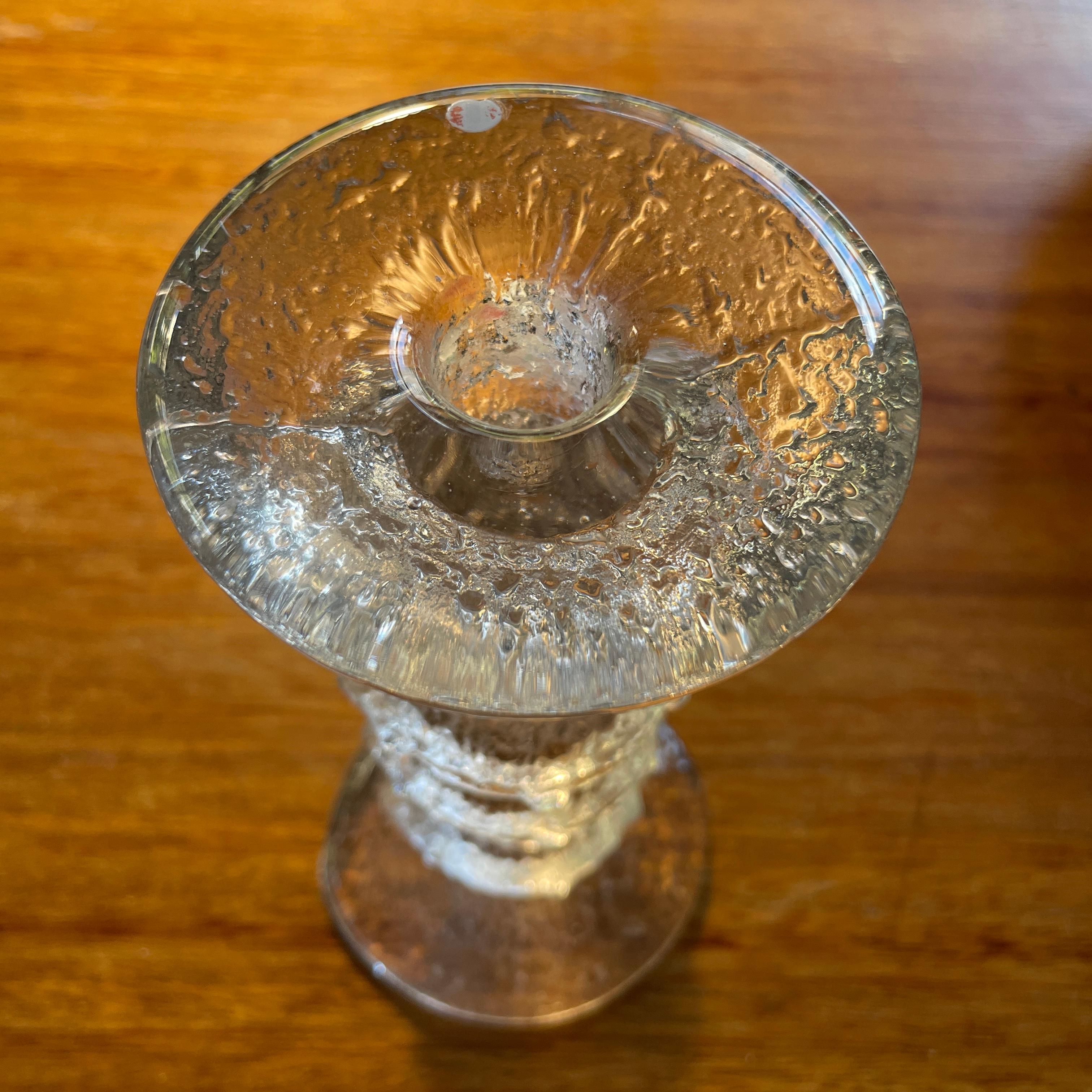 Festivo Candle Stick by Timo Sarpaneva for Iittala Finland In Good Condition In Turku, FI
