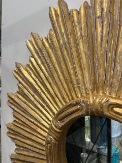 Festoni Gold Leaf Starburst Mirror