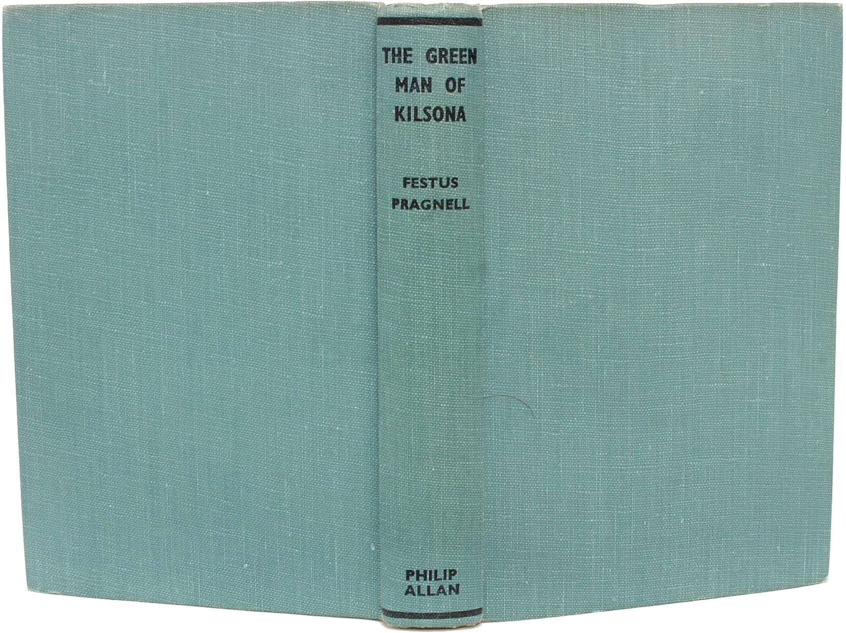 Tissu Festus Pragnell, l'homme vert de Kilsona, premire dition d'exemplaire de prsentation, 1936 en vente