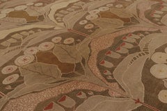 Fetcher House Vintage Arts & Crafts Palace Rug in Morris Lillies - Rug & Kilim