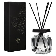 Feu de Bois Reed Diffuser with Musk Cashmere and Cedar Scent Premium Grass Oils