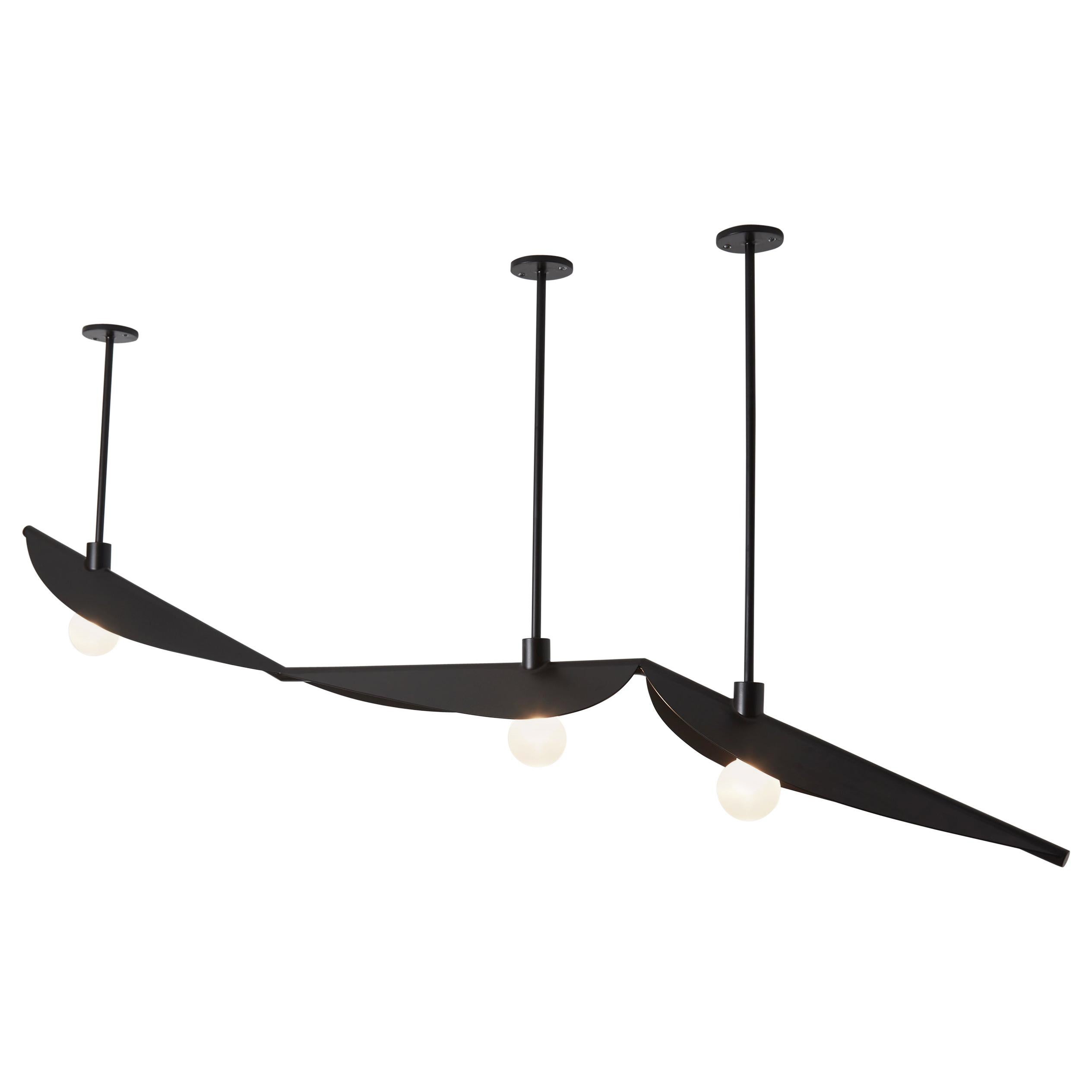 Feuillage Trio Ceiling Mounted Black, Carla Baz