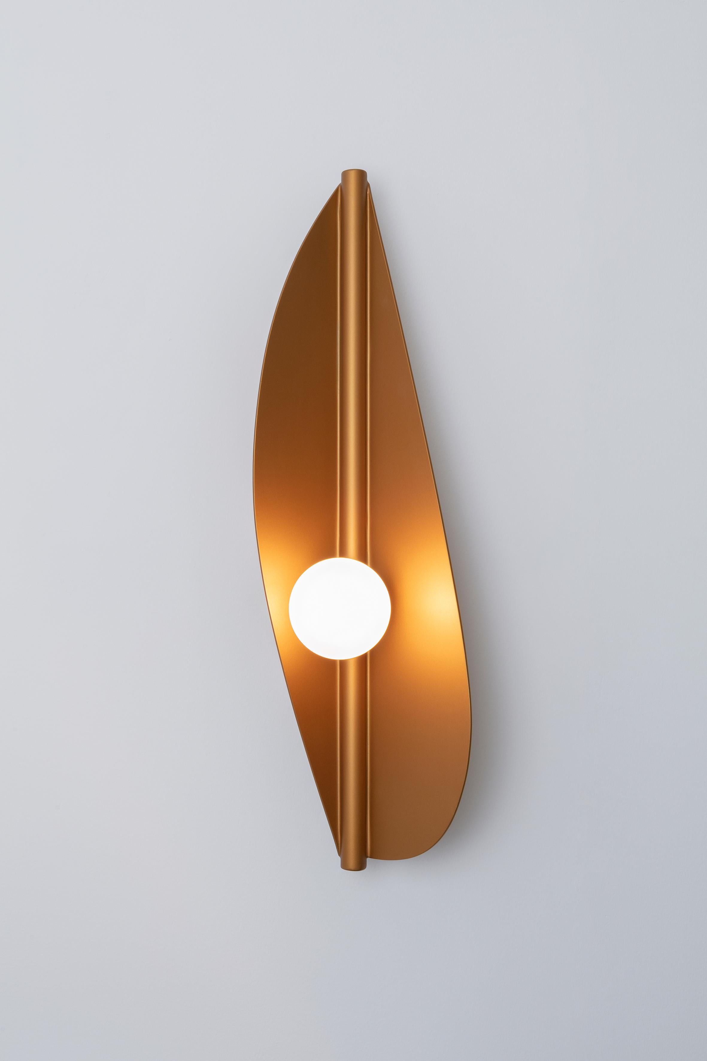 Painted Feuillage Wall Mounted Metallic Copper, Carla Baz