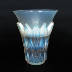 Rene Lalique 'Feuilles' Vase