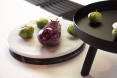 fferrone Contemporary Handcrafted Italian Marble Serving Tray Board Center Piece