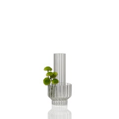 Vase IDA : Fferrone vase contemporain en verre fabriqué à la main en République tchèque