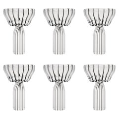 fferrone Contemporary set of Six Champagne Coupes