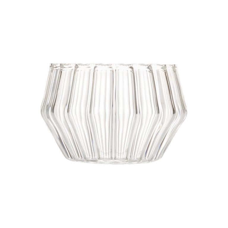 fferrone Czech Clear Contemporary Handmade Mixed Small Jewelry Bowl