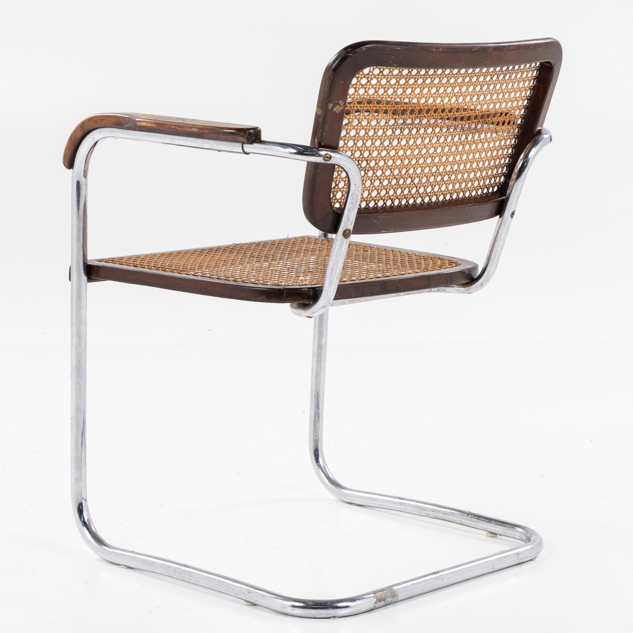 Danish FH 6107 - Set of four armchairs in steel by Fritz Hansen. For Sale