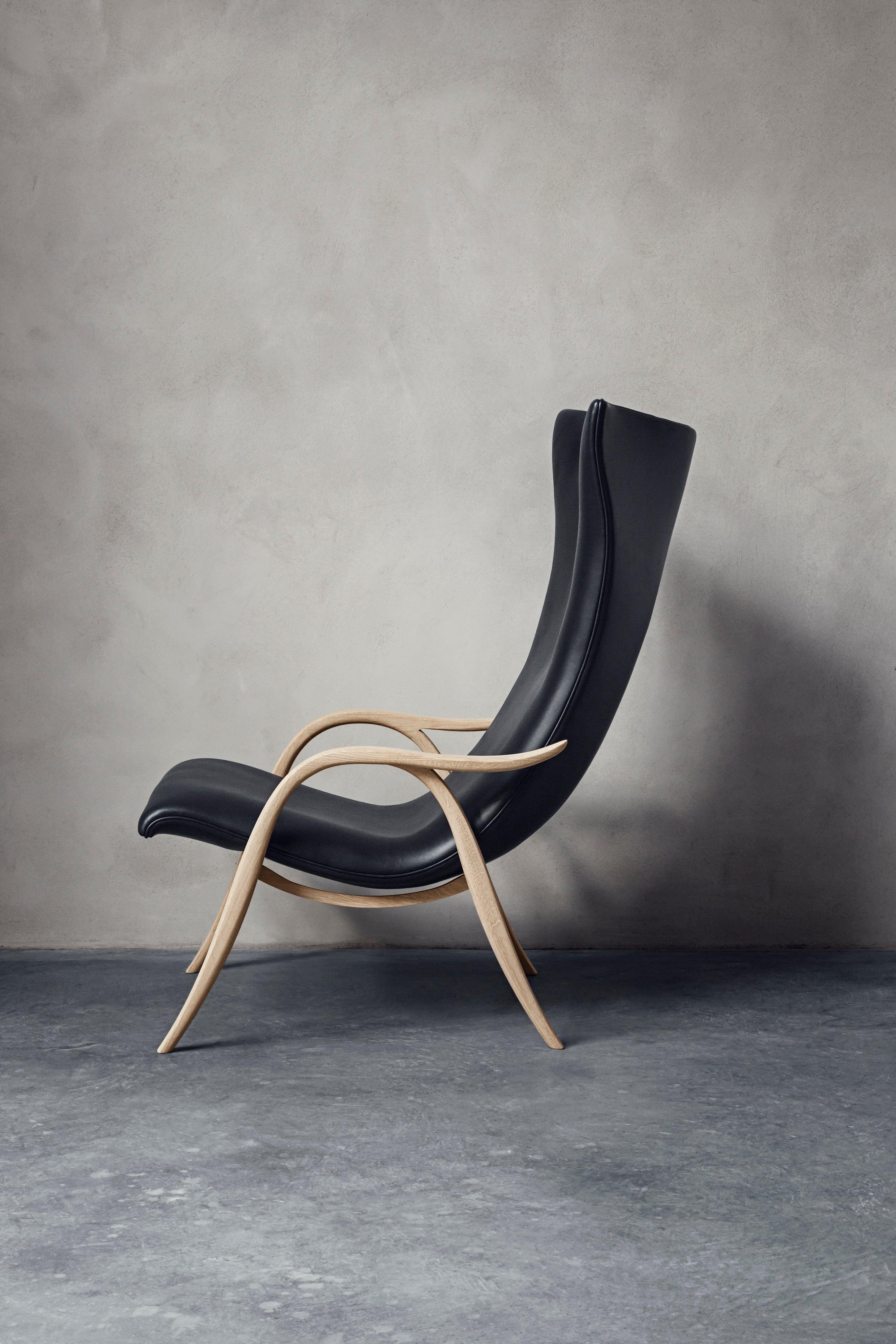 FH429 Signature Chair Walnut Oil with Sif 95 Leather by Frits Henningsen 1