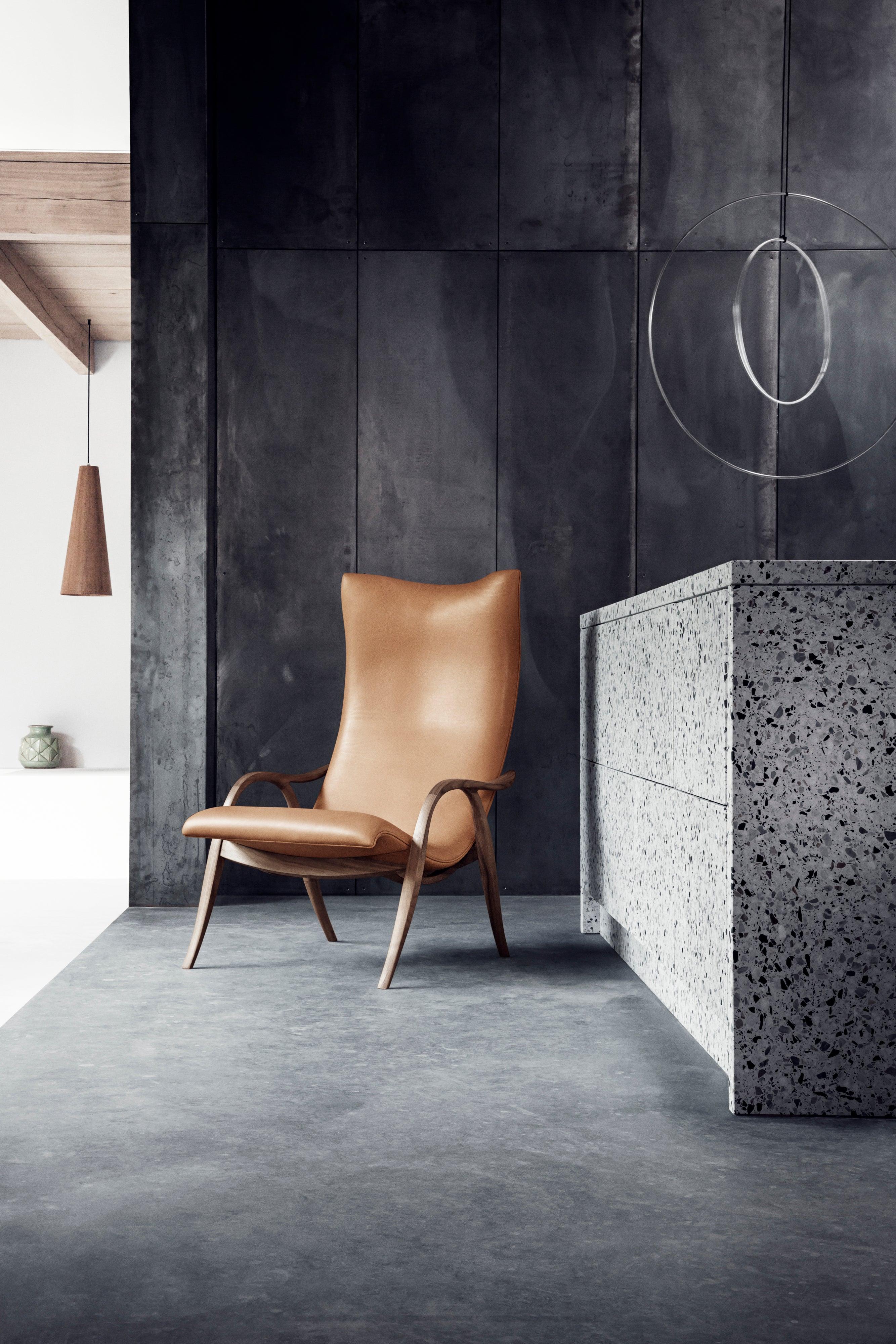 Modern FH429 Signature Chair Walnut Oil with Sif 95 Leather by Frits Henningsen
