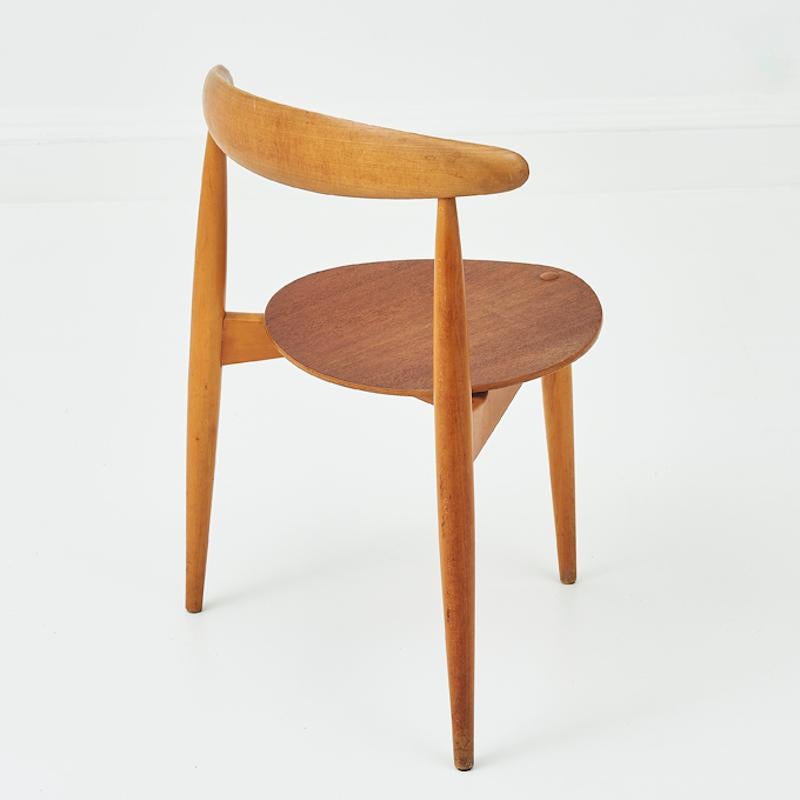 20th Century FH4602 dining set by Hans J. Wegner, 6 chairs + table for Fritz Hansen, 1950s