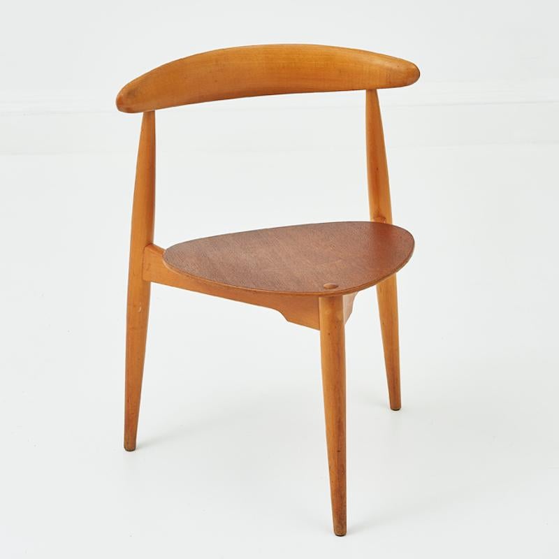 Teak FH4602 dining set by Hans J. Wegner, 6 chairs + table for Fritz Hansen, 1950s