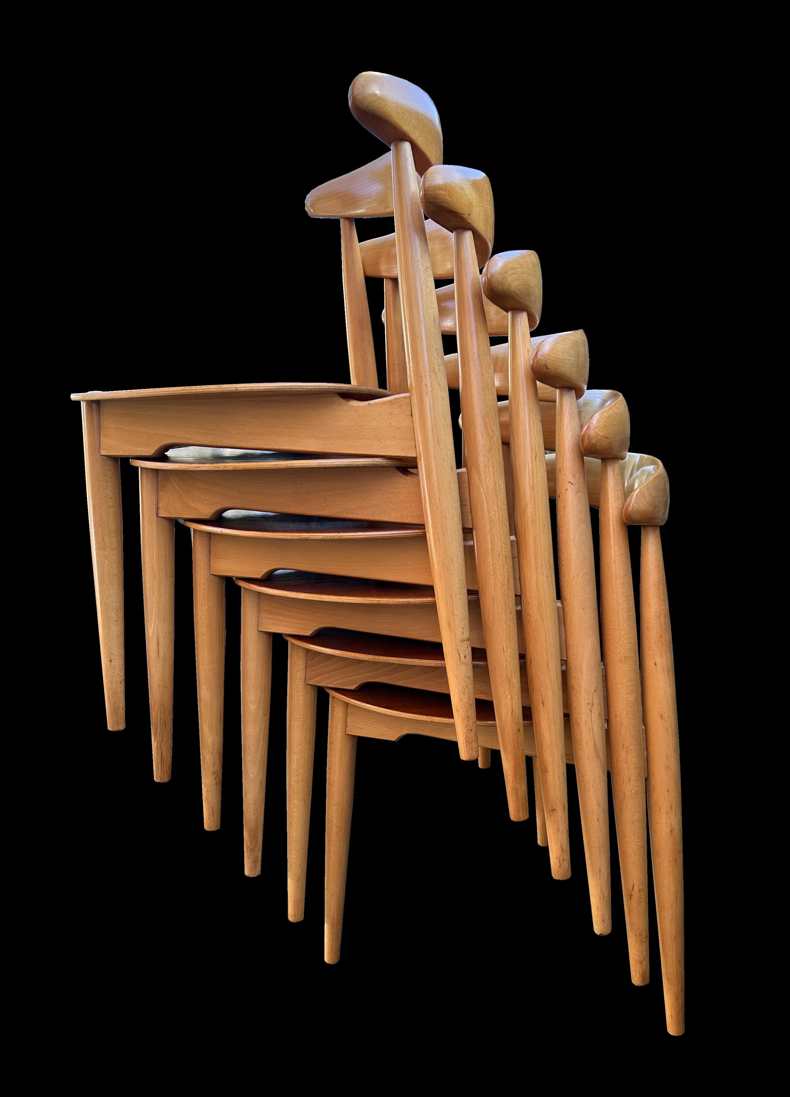 FH4602 'Heart' Suite by Hans J Wegner for Fritz Hansen For Sale 4