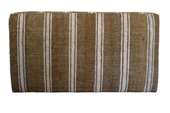 FI Custom Vintage Berber Kilim Wool Ottoman / Bench