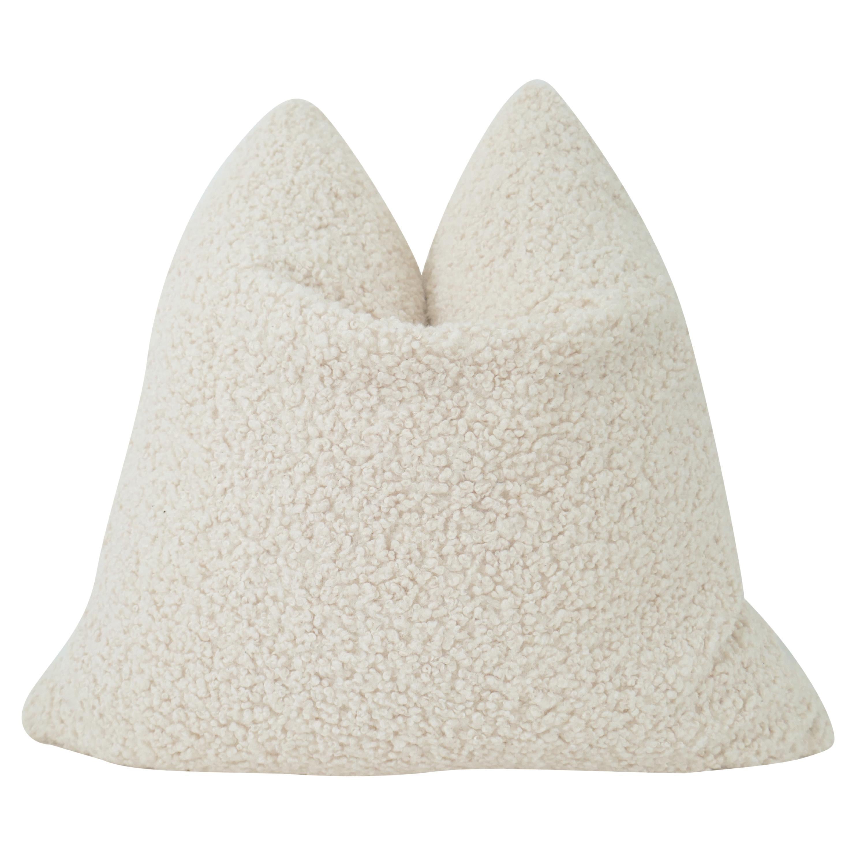 FI Ultra-Luxe Cloud Shearling Pillow For Sale