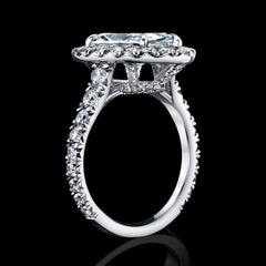 FIA Certified Elegant 3.80 Carat Marquise Diamond Ring
