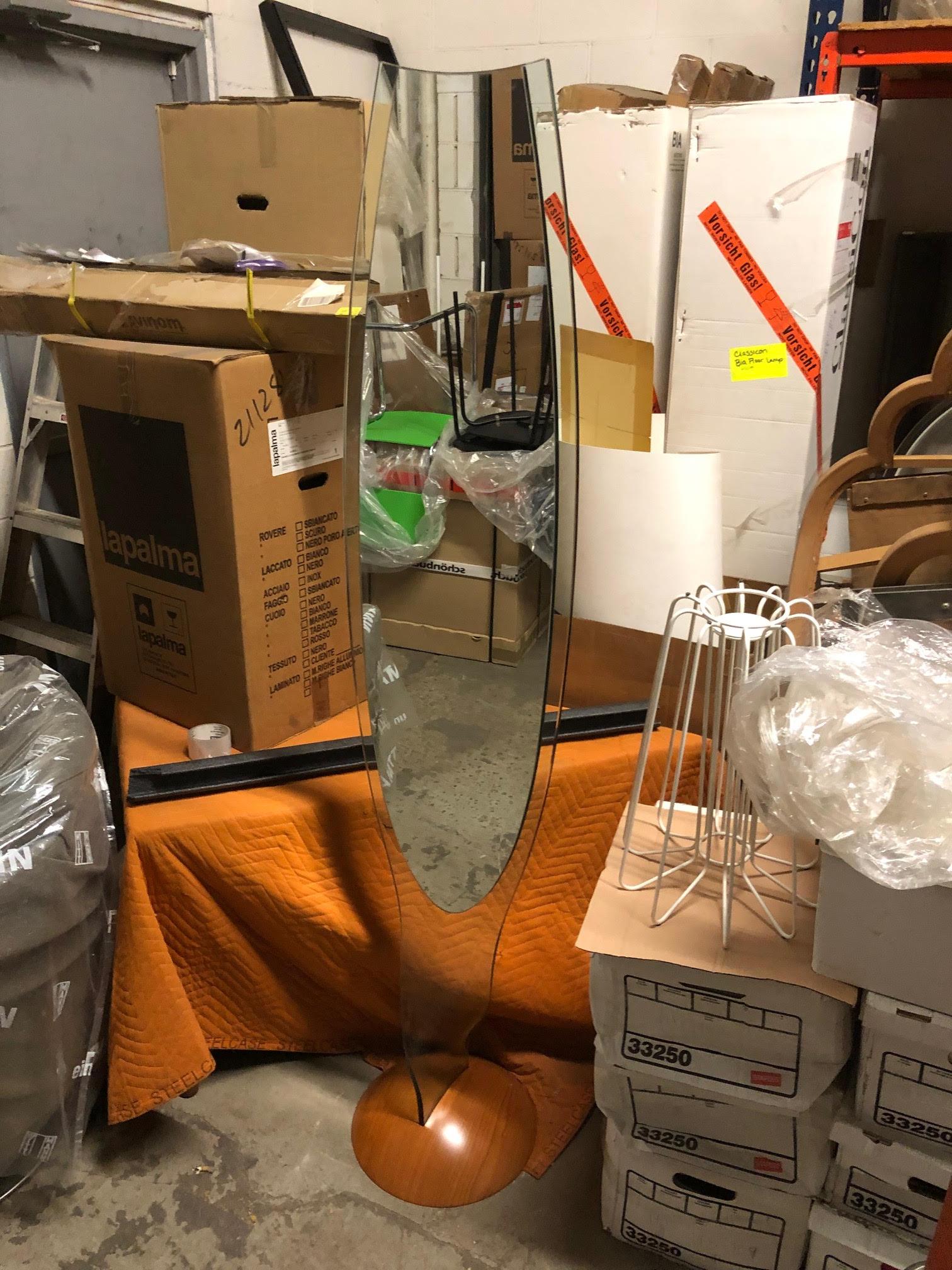 Fiam Admiral Mirror In Good Condition In New York, NY