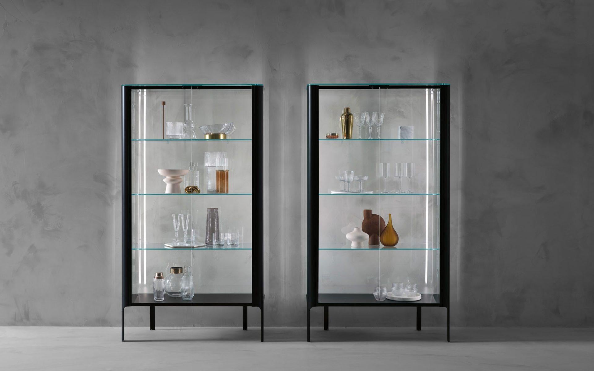 Fiam Aura-Glas-Schrank mit Drahtverkleidung von Patrick Jouin im Zustand „Neu“ im Angebot in New York, NY