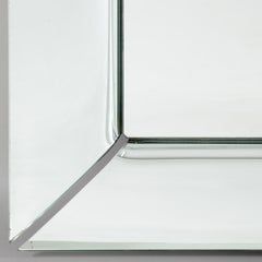 Fiam Italia Customizable All Glass Caadre Standing Mirror by Philippe Starck