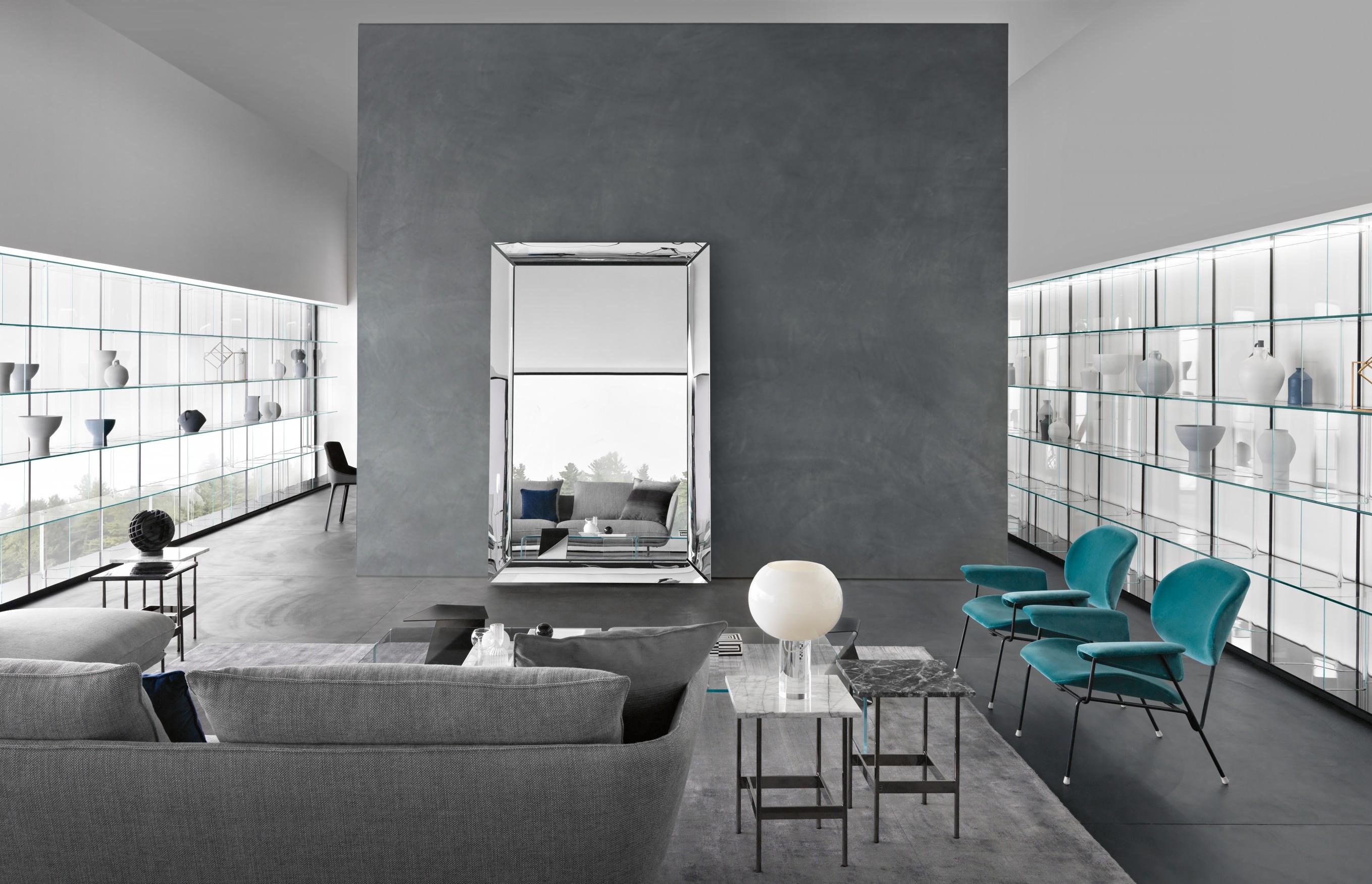 Contemporary Fiam Italia Customizable Caadre TV Mirror by Philippe Starck For Sale