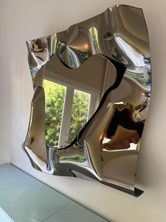 Fiam Christine Bronze Mirror by O. Benini, Luca Gonzo & Xhixha in STOCK