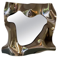 Specchio Fiam Christine in bronzo di O. Benini, Luca Gonzo e Xhixha in STOCK