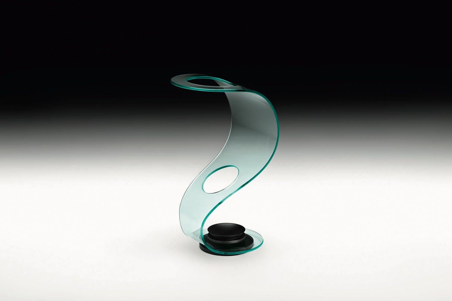 Modern Fiam Italia Glass Cobra Umbrella Stand by Elio Vigna For Sale
