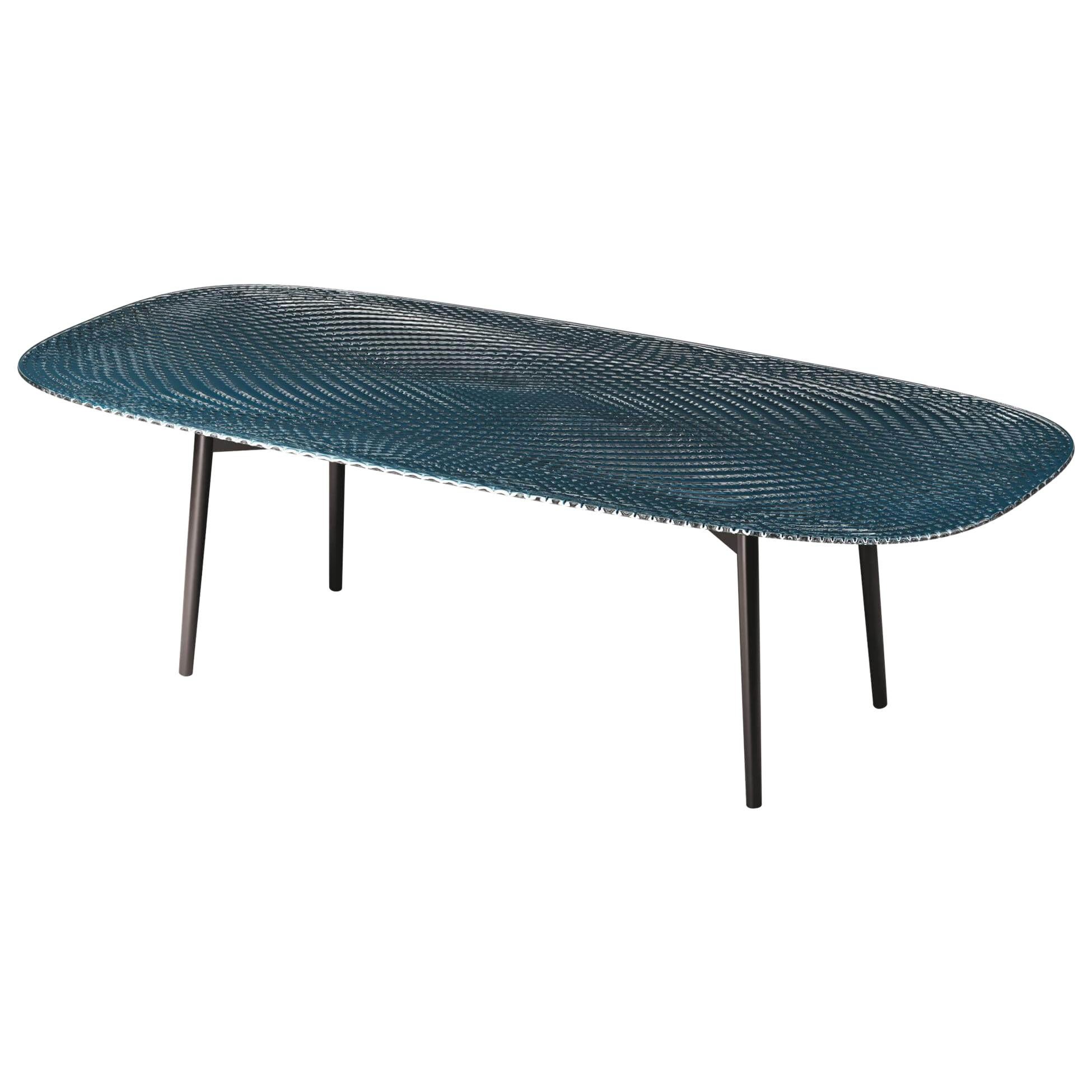 Fiam Italia Customizable Coral Beach Glass Table  by Mac Stopa For Sale