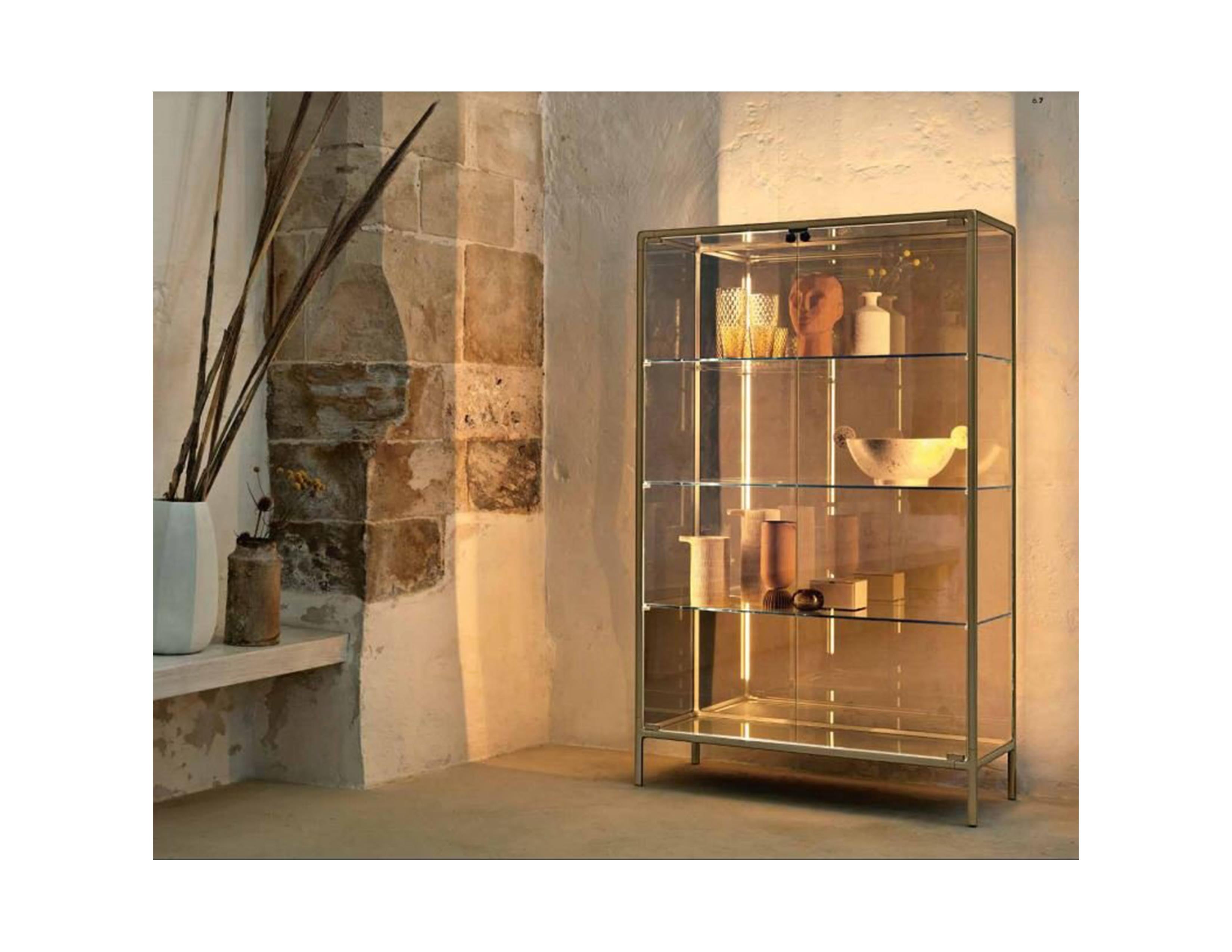 Fiam Italia Echo Glass Showcase by Marcel Wanders Studio For Sale 11