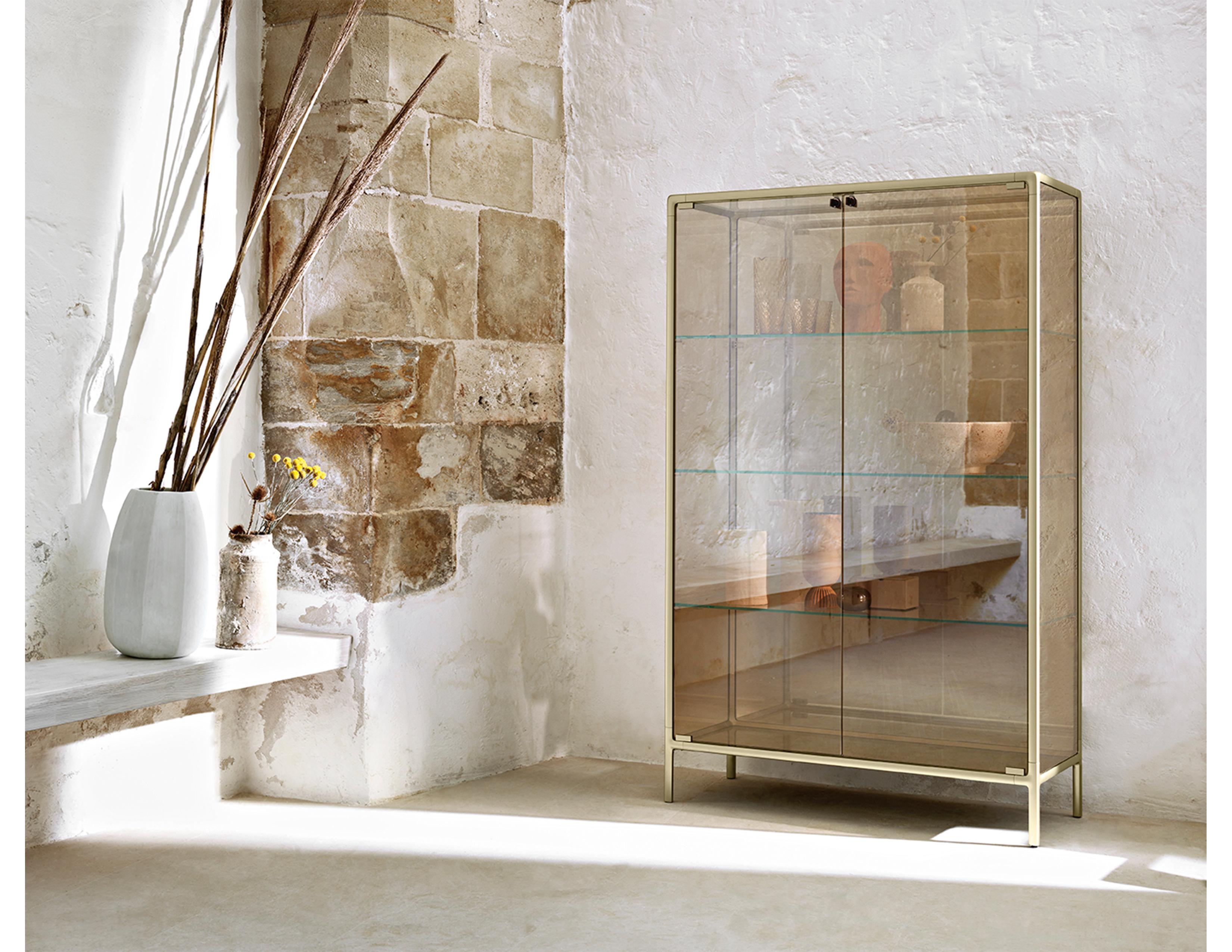 Fiam Italia Echo Glass Showcase by Marcel Wanders Studio For Sale 12