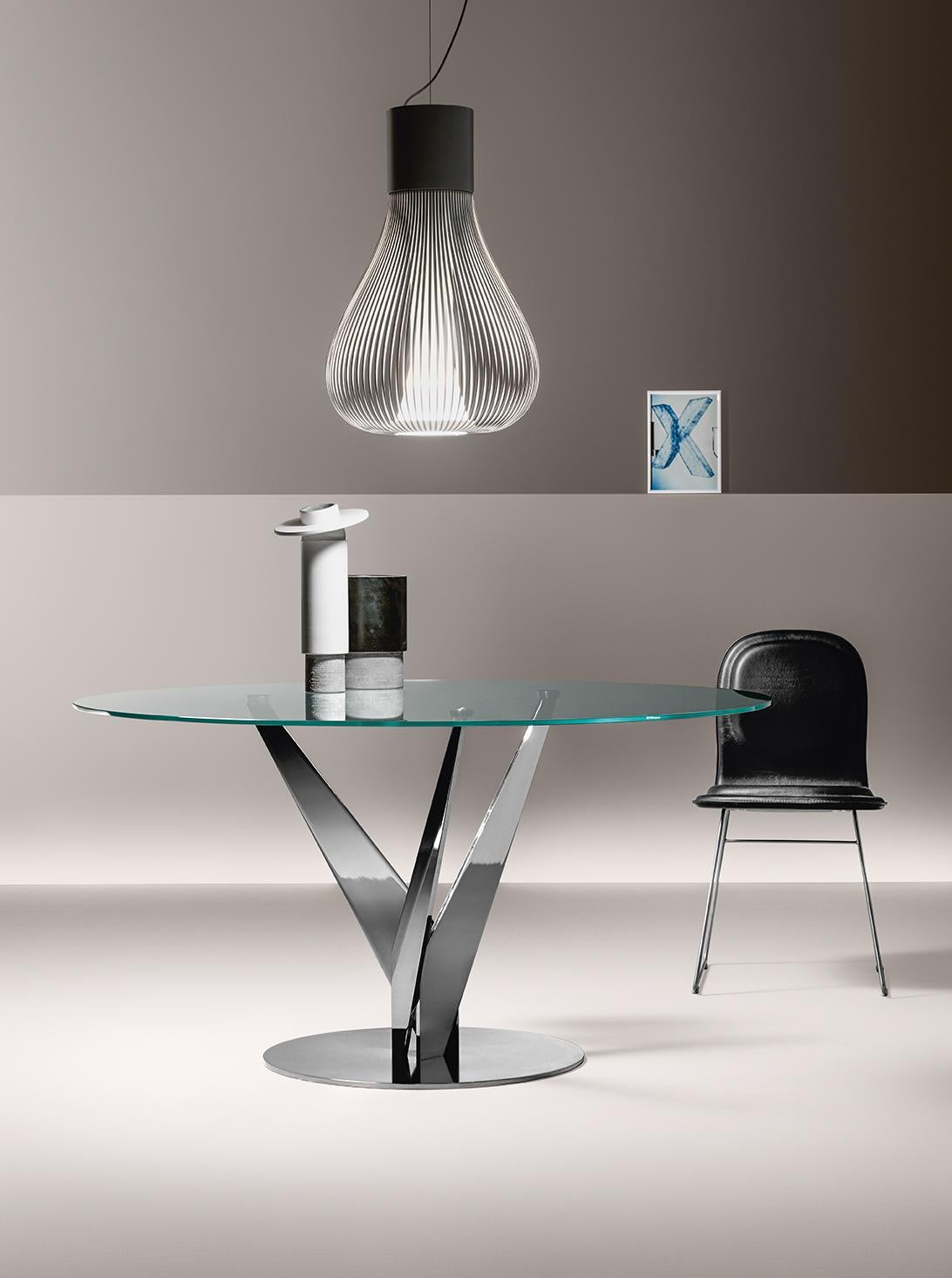 Moderne Fiam Italia Table ronde personnalisable en Epsylon  par Fabio Di Bartolomei en vente